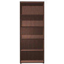 FurnitureToday Contempo Imperial Tall Dark Wood Shelving