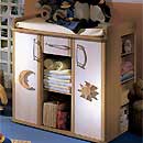 FurnitureToday Contempo Sun and Moon Baby Changer Cupboard