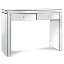 FurnitureToday Contemporary Mirrored 2 Drawer Console