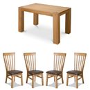 FurnitureToday Contemporary Oak Dining Set