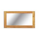 FurnitureToday Contemporary Oak Large Mirror
