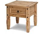 FurnitureToday Corona Pine Lamp Table
