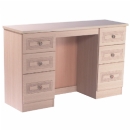 FurnitureToday Corrib 6 Drawer Kneehole Dressing Table 