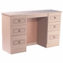Corrib 6 Drawer Kneehole Dressing Table 
