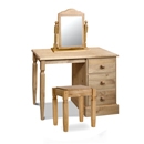 FurnitureToday Cotswold Dressing Set with Triple Mirror