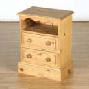 FurnitureToday Cotswold Pine 2 Drawer open top mini chest