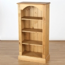 FurnitureToday Cotswold Pine adjustable 4ft x 2ft Bookcase