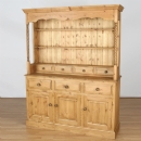 FurnitureToday Cotswold Pine Dresser with Barley Twist Top