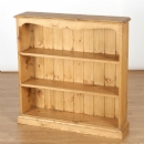 FurnitureToday Cotswold Pine fixed 3ft shelf Bookcase 