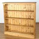 Cotswold Pine fixed 4 shelf 4ft Bookcase
