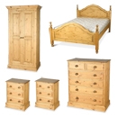 FurnitureToday Cotswold Pine High End Bedroom Set