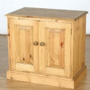 Cotswold Pine School Cupboard Low 2 Door