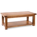 FurnitureToday Cotswold Rustic Oak Coffee Table