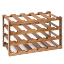 FurnitureToday Cotswold Rustic Oak Wine Rack