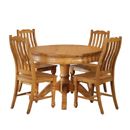FurnitureToday Cottage pine circular dining set 