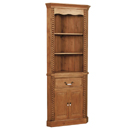 FurnitureToday Cottage Pine corner cabinet