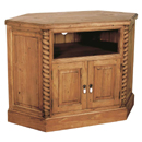 FurnitureToday Cottage Pine corner TV unit