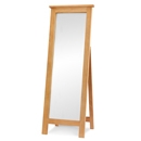 FurnitureToday Cottingham Solid Pine Cheval Mirror