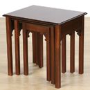 FurnitureToday Country Manor Chippendale Nest of Tables with Line