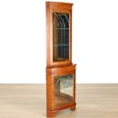 FurnitureToday Country Manor Corner Glass front Cabinet