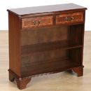 FurnitureToday Country Manor Mahogany 24 Inch 2 Drawer Bookcase