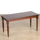 FurnitureToday Country Manor Mahogany Long Table with Line