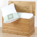 County Durham pine blanket box