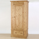 FurnitureToday County Durham pine single wardrobe