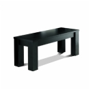 Cuba Black Ash Bench