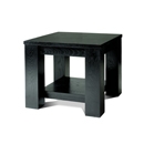 FurnitureToday Cuba Black Ash Lamp Table