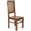 FurnitureToday Cuba Indian high back slat chair