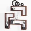 Cube mahogany 3 shelves