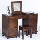 FurnitureToday Cube mahogany dressing table set