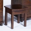 FurnitureToday Cube mahogany stool 