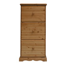 FurnitureToday Devon Pine 3 drawer filing cabinet
