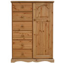 FurnitureToday Devon Pine 6 drawer tallboy