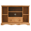FurnitureToday Devon Pine corner 1 drawer TV and Video unit