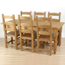 FurnitureToday Devon pine dining set