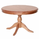 FurnitureToday Devon pine drum pedestal flip top table