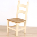 FurnitureToday Devon pine painted beech breton dining chair