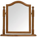 FurnitureToday Devon pine single dressing table mirror