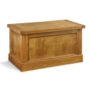 FurnitureToday Distressed Oak Blanket Box