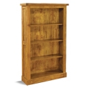 FurnitureToday Distressed Oak Medium Bookcase