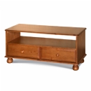 FurnitureToday Dovedale Pine 2 Drawer TV Unit
