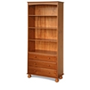 FurnitureToday Dovedale Pine 3 Drawer Bookcase