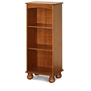 FurnitureToday Dovedale Pine 3 Shelf Narrow Bookcase