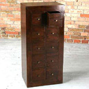 Evolution Indian tall chest of drawers
