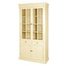 FurnitureToday Fayence 2 drawer glazed bookcase