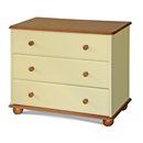 FurnitureToday Ferndale Painted Wide 3 Drawer Chest