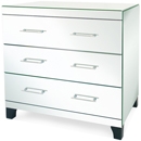 FurnitureToday Florence Mirrored 3 drawer chest